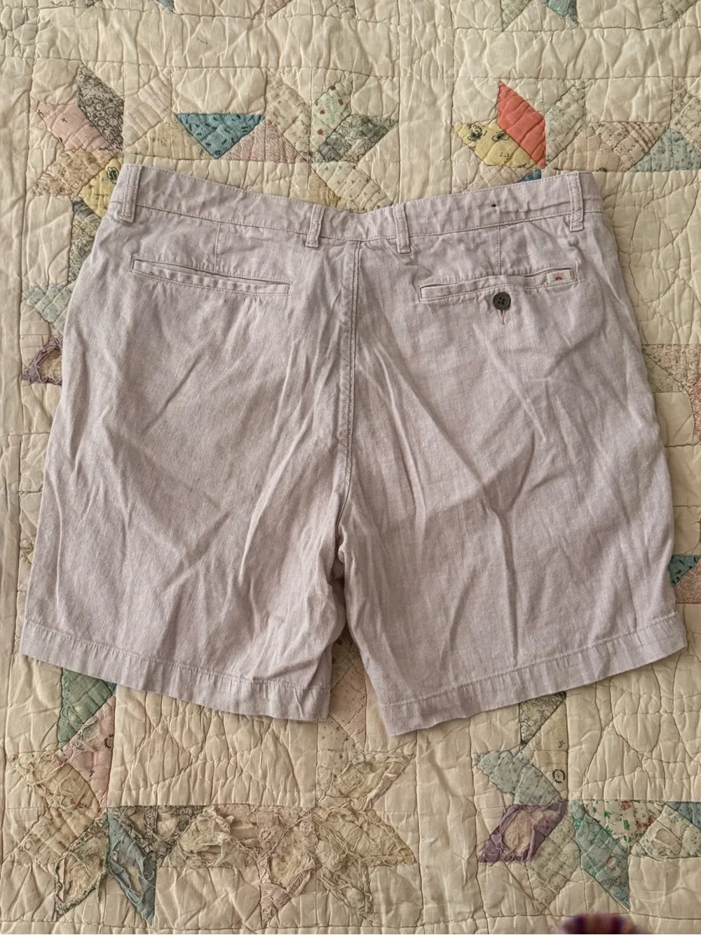 Faherty Brand Movement Flex Linen Short Men’s 34 Chino Linen Cotton